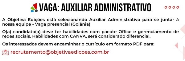 VAGA - AUXILIAR ADMINISTRATIVO